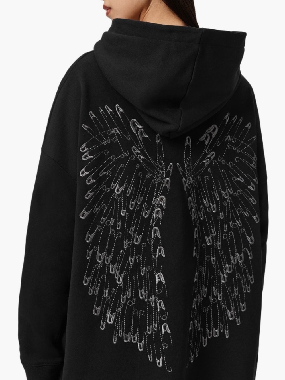 AllSaints Pins Ettienne Hoodie ~ NWT